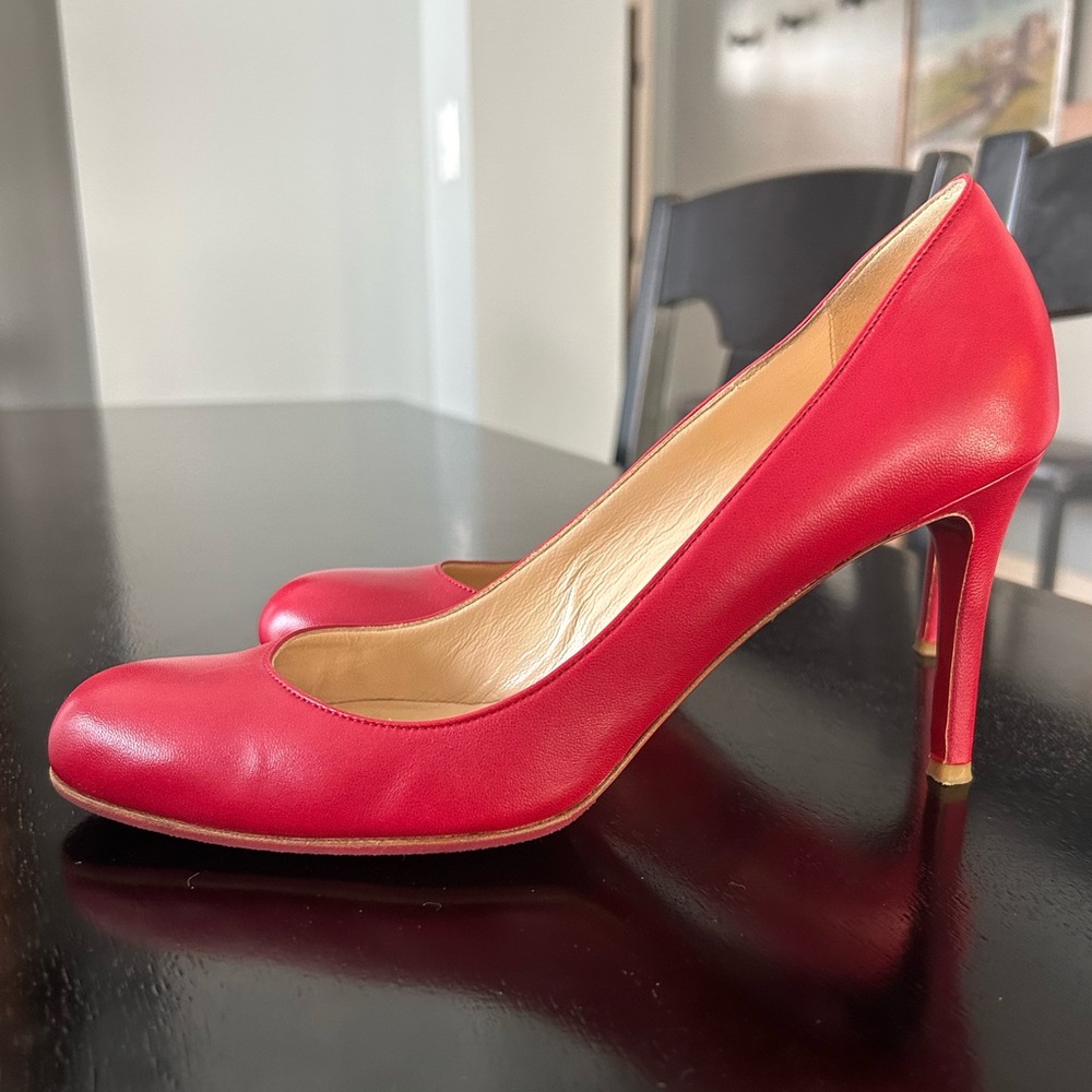 Christian Louboutin Simple Pinky Red Pumps - image 6
